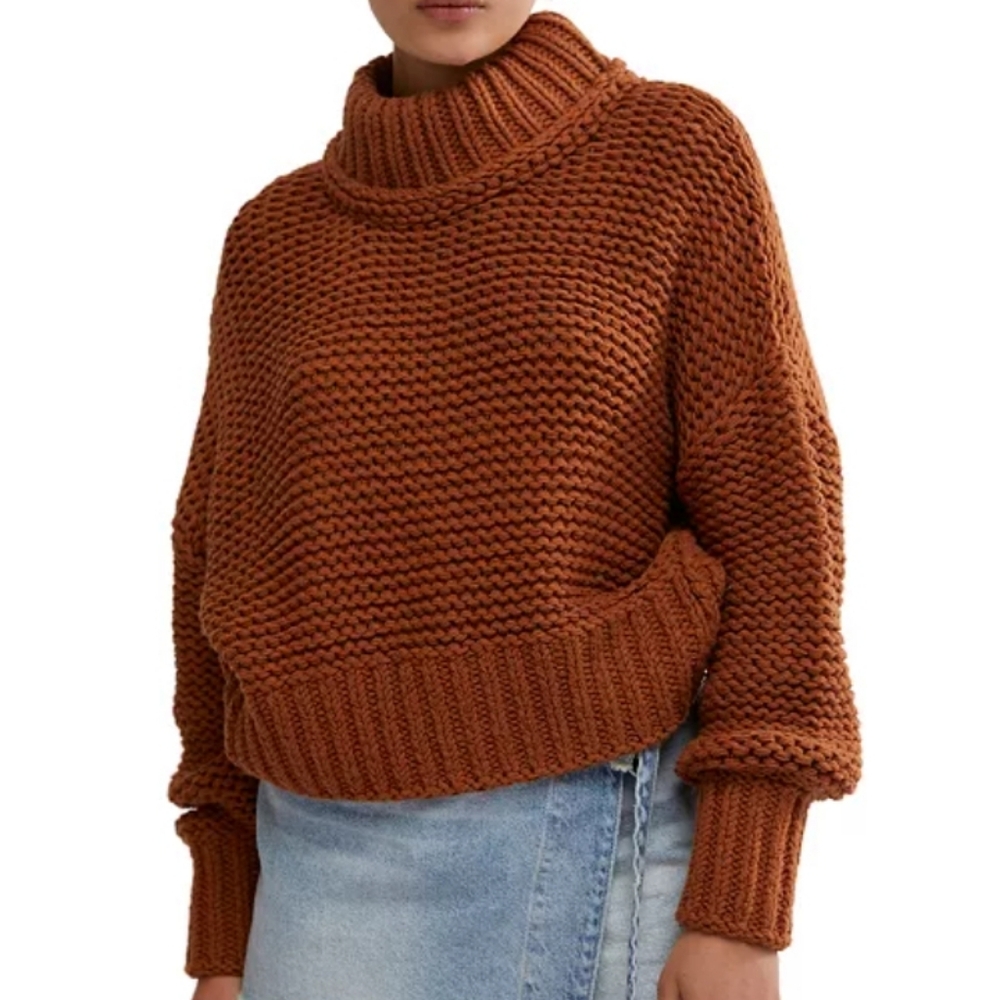 COPY - Free people autumn chunky knit sweater for women